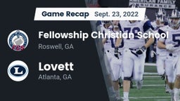 Recap: Fellowship Christian School vs. Lovett  2022