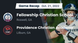 Recap: Fellowship Christian School vs. Providence Christian Academy  2022