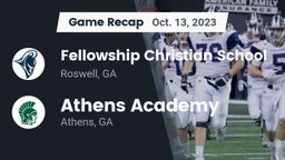 Recap: Fellowship Christian School vs. Athens Academy 2023