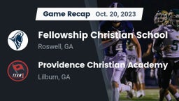 Recap: Fellowship Christian School vs. Providence Christian Academy  2023