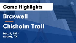 Braswell  vs Chisholm Trail  Game Highlights - Dec. 4, 2021