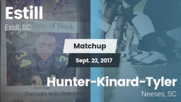 Matchup: Estill  vs. Hunter-Kinard-Tyler  2017