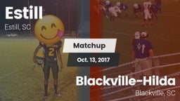 Matchup: Estill  vs. Blackville-Hilda  2017