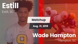 Matchup: Estill  vs. Wade Hampton  2018