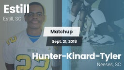 Matchup: Estill  vs. Hunter-Kinard-Tyler  2018