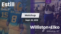 Matchup: Estill  vs. Williston-Elko  2019