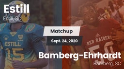 Matchup: Estill  vs. Bamberg-Ehrhardt  2020