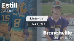 Matchup: Estill  vs. Branchville  2020