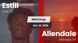 Matchup: Estill  vs. Allendale  2020