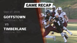 Recap: Goffstown  vs. Timberlane  2016