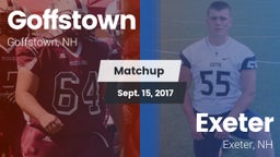Matchup: Goffstown High vs. Exeter  2017