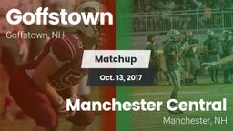 Matchup: Goffstown High vs. Manchester Central  2017
