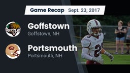 Recap: Goffstown  vs. Portsmouth  2017