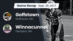 Recap: Goffstown  vs. Winnacunnet  2017