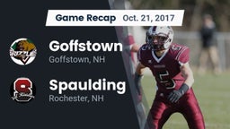 Recap: Goffstown  vs. Spaulding  2017