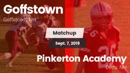 Matchup: Goffstown High vs. Pinkerton Academy 2019