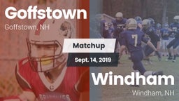 Matchup: Goffstown High vs. Windham  2019