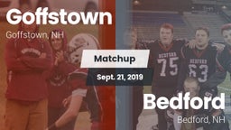 Matchup: Goffstown High vs. Bedford  2019