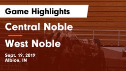 Central Noble  vs West Noble  Game Highlights - Sept. 19, 2019