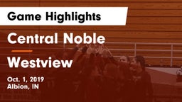 Central Noble  vs Westview Game Highlights - Oct. 1, 2019