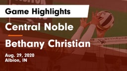 Central Noble  vs Bethany Christian Game Highlights - Aug. 29, 2020