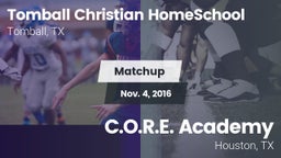 Matchup: Tomball Christian vs. C.O.R.E. Academy 2016