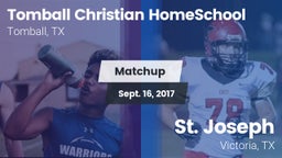 Matchup: Tomball Christian vs. St. Joseph  2017