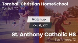 Matchup: Tomball Christian vs. St. Anthony Catholic HS 2017
