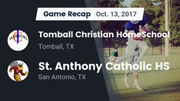 Recap: Tomball Christian HomeSchool  vs. St. Anthony Catholic HS 2017