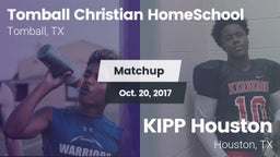 Matchup: Tomball Christian vs. KIPP Houston  2017