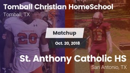 Matchup: Tomball Christian vs. St. Anthony Catholic HS 2018