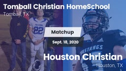 Matchup: Tomball Christian vs. Houston Christian  2020