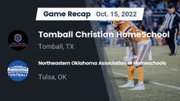 Recap: Tomball Christian HomeSchool  vs. Northeastern Oklahoma Association of Homeschools 2022