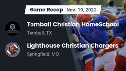 Recap: Tomball Christian HomeSchool  vs. Lighthouse Christian Chargers 2022