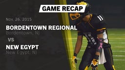 Recap: Bordentown Regional  vs. New Egypt  2015