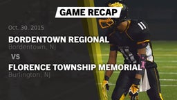 Recap: Bordentown Regional  vs. Florence Township Memorial  2015
