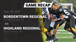 Recap: Bordentown Regional  vs. Highland Regional  2015