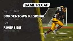 Recap: Bordentown Regional  vs. Riverside  2016