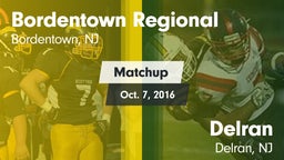 Matchup: Bordentown High vs. Delran  2016