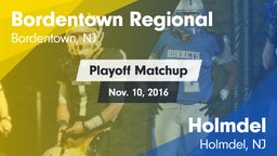 Matchup: Bordentown High vs. Holmdel  2016