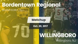 Matchup: Bordentown High vs. WILLINGBORO  2017