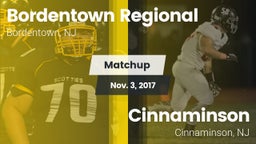 Matchup: Bordentown High vs. Cinnaminson  2017