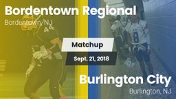 Matchup: Bordentown High vs. Burlington City  2018