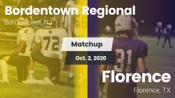 Matchup: Bordentown High vs. Florence  2020