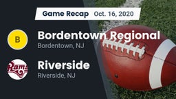 Recap: Bordentown Regional  vs. Riverside  2020