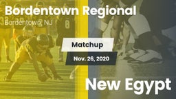 Matchup: Bordentown High vs. New Egypt  2020
