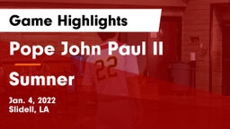 Pope John Paul II vs Sumner  Game Highlights - Jan. 4, 2022