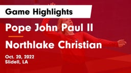 Pope John Paul II vs Northlake Christian  Game Highlights - Oct. 20, 2022