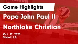 Pope John Paul II vs Northlake Christian  Game Highlights - Oct. 12, 2023
