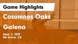 Cosumnes Oaks  vs Galena  Game Highlights - Sept. 2, 2022
